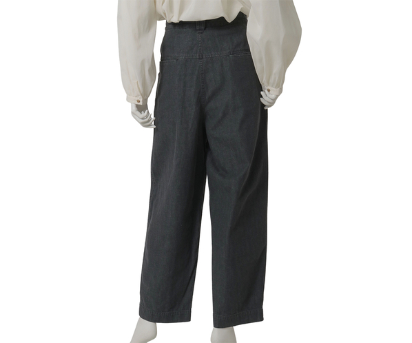 ブリーチデニムパンツ 詳細画像 グレー 4