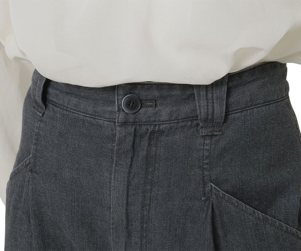 ブリーチデニムパンツ 詳細画像 グレー 5