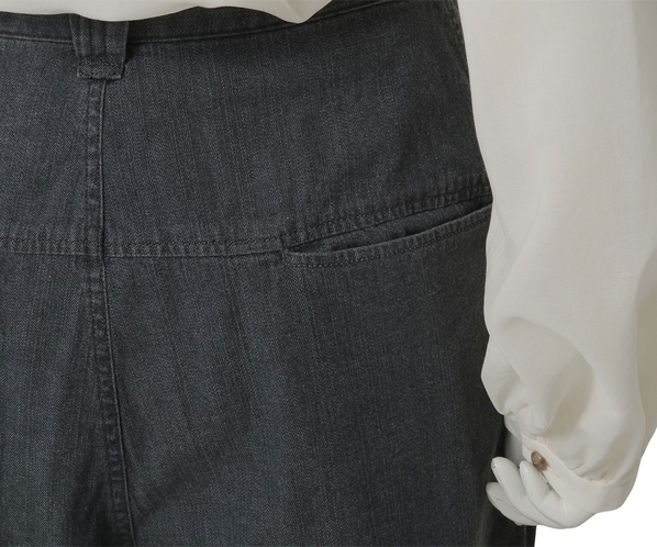 ブリーチデニムパンツ 詳細画像 グレー 7