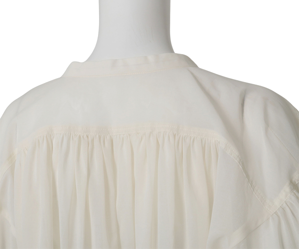 コットンオーガンジーシャツ 詳細画像 アイボリー 6