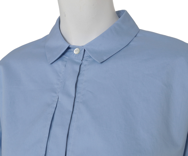 ハイカットコットンシャツ 詳細画像 サックス 5