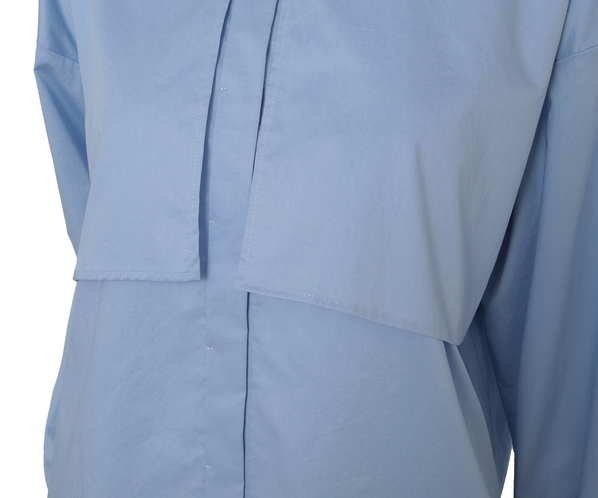 ハイカットコットンシャツ 詳細画像 サックス 6