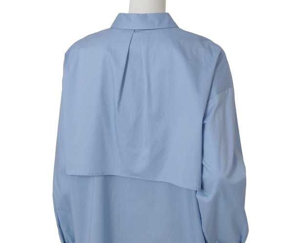 ハイカットコットンシャツ 詳細画像 サックス 7