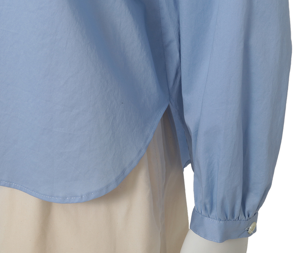 ハイカットコットンシャツ 詳細画像 サックス 8