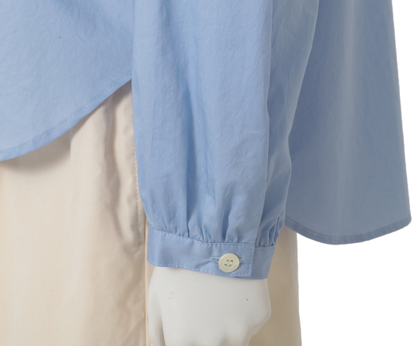 ハイカットコットンシャツ 詳細画像 サックス 9