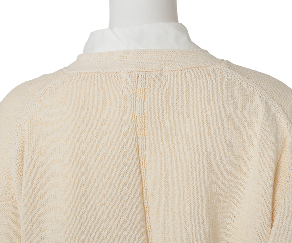 和紙ニットカーディガン 詳細画像 アイボリー 6