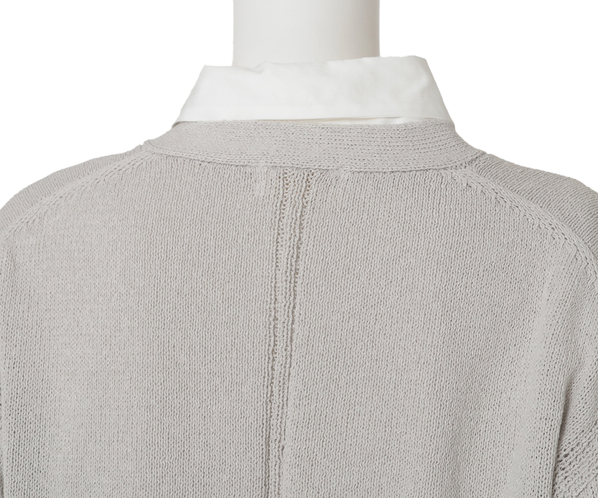 和紙ニットカーディガン 詳細画像 ライトグレー 6