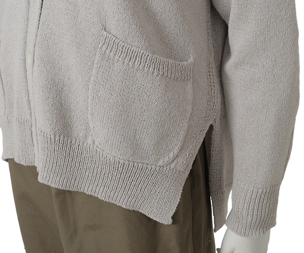 和紙ニットカーディガン 詳細画像 ライトグレー 7