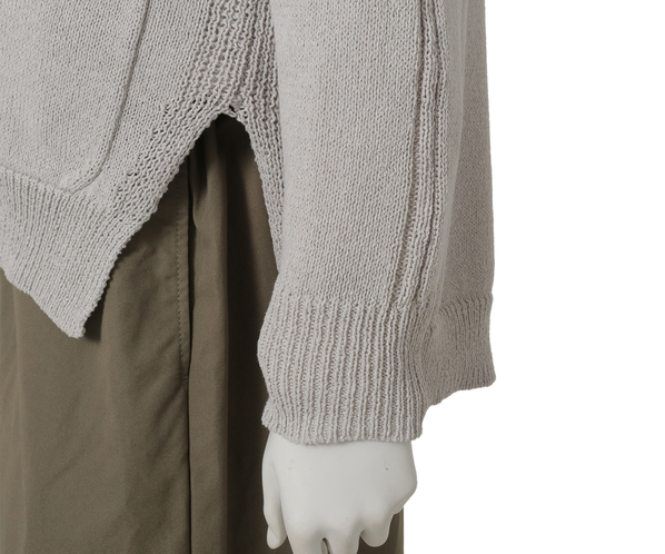 和紙ニットカーディガン 詳細画像 ライトグレー 8