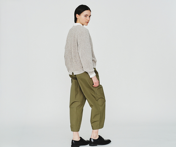 和紙ミックスニットカーディガン 詳細画像 モカ 22