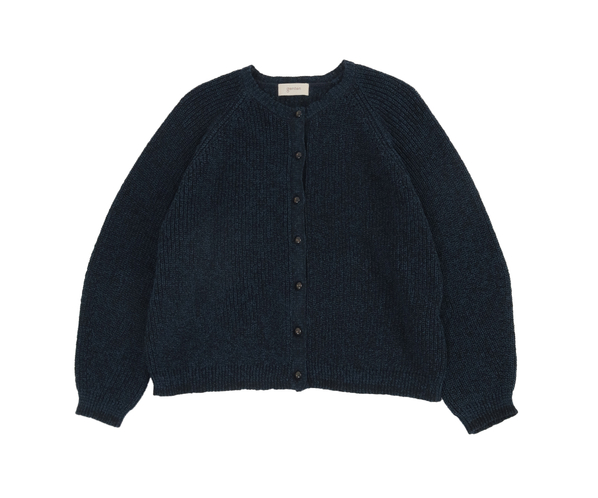 和紙ミックスニットカーディガン