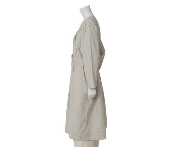 コットンストライプワンピース 詳細画像 ベージュ 3