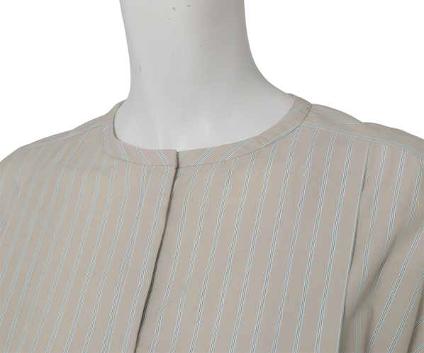 コットンストライプワンピース 詳細画像 ベージュ 5