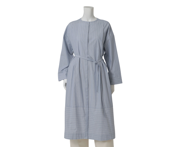 コットンストライプワンピース 詳細画像 ブルー 2