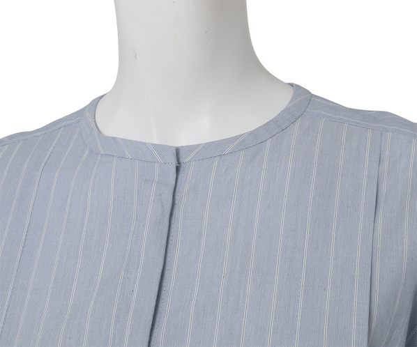 コットンストライプワンピース 詳細画像 ブルー 5