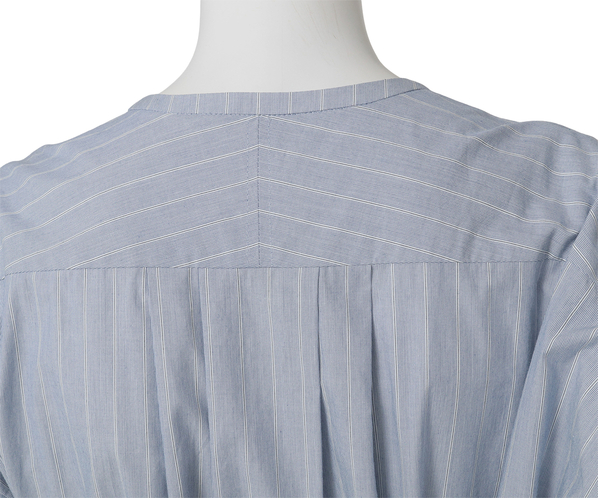 コットンストライプワンピース 詳細画像 ブルー 6