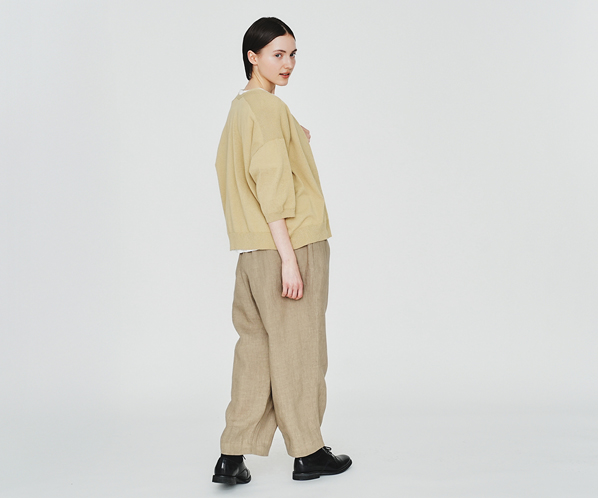 リネンコットンカーディガン 詳細画像 ベージュ 22