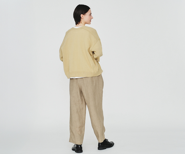 リネンコットンカーディガン 詳細画像 ベージュ 25