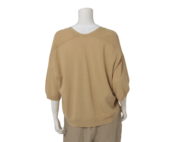 リネンコットンカーディガン 詳細画像 ベージュ 4