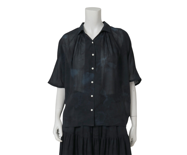 ドルマンスリーブシャツ（ぼかし染） 詳細画像 ダークネイビー 2