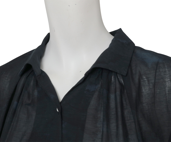 ドルマンスリーブシャツ（ぼかし染） 詳細画像 ダークネイビー 5