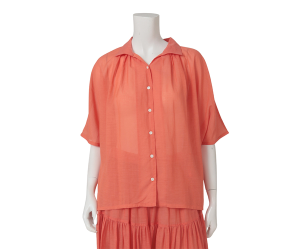 ドルマンスリーブシャツ（無地染） 詳細画像 レッド 2