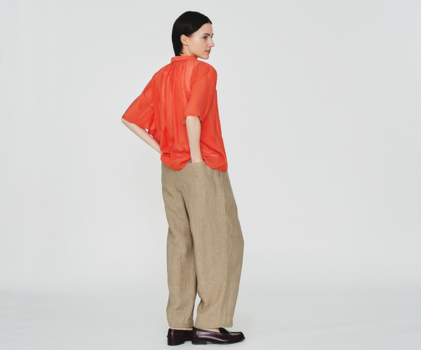 ドルマンスリーブシャツ（無地染） 詳細画像 レッド 22