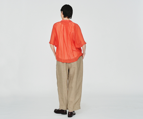 ドルマンスリーブシャツ（無地染） 詳細画像 レッド 23