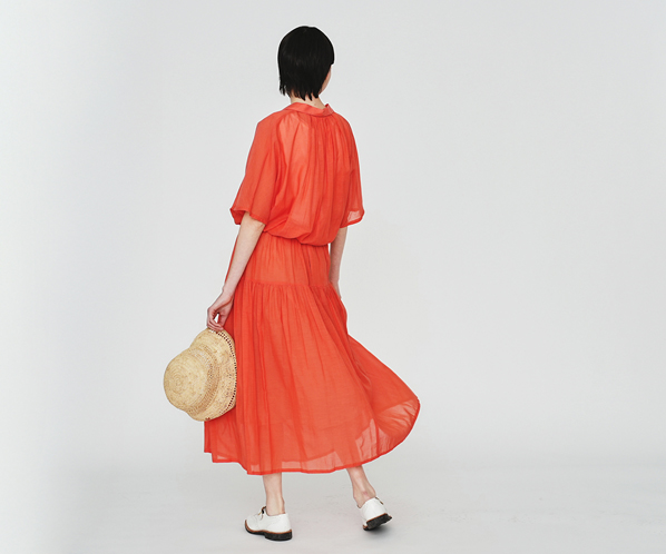 ドルマンスリーブシャツ（無地染） 詳細画像 レッド 26