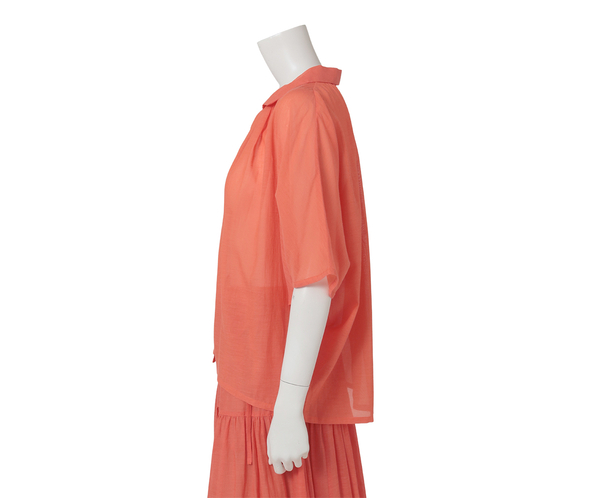 ドルマンスリーブシャツ（無地染） 詳細画像 レッド 3