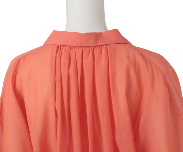 ドルマンスリーブシャツ（無地染） 詳細画像 レッド 6