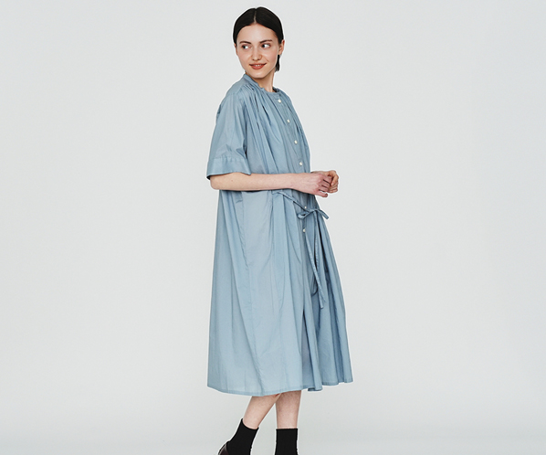 コットンローンワンピース 詳細画像 サックス 20