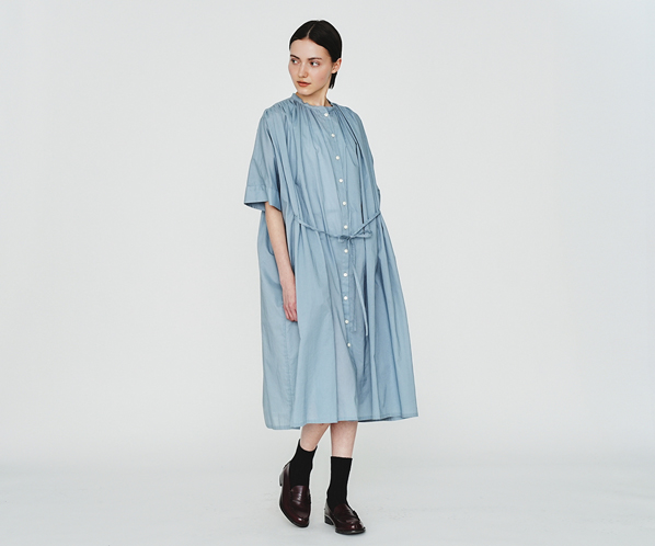 コットンローンワンピース 詳細画像 サックス 22