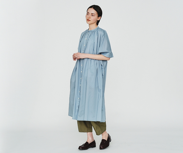 コットンローンワンピース 詳細画像 サックス 23