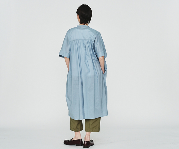 コットンローンワンピース 詳細画像 サックス 24
