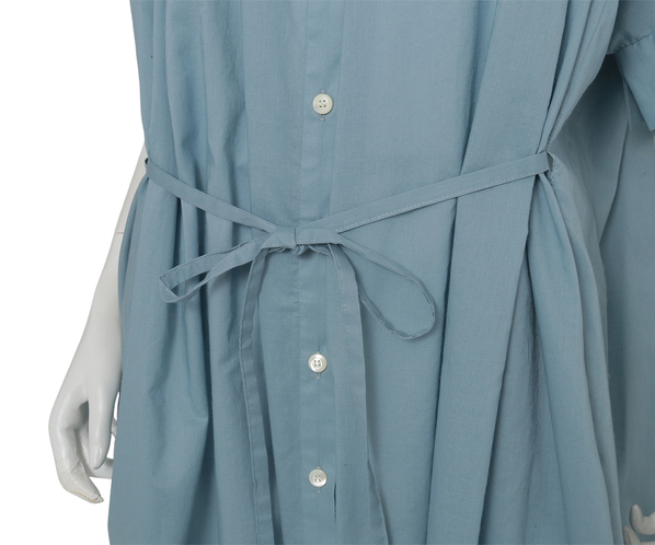 コットンローンワンピース 詳細画像 サックス 8