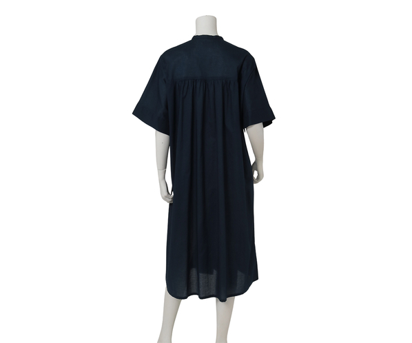 コットンローンワンピース 詳細画像 ダークネイビー 4