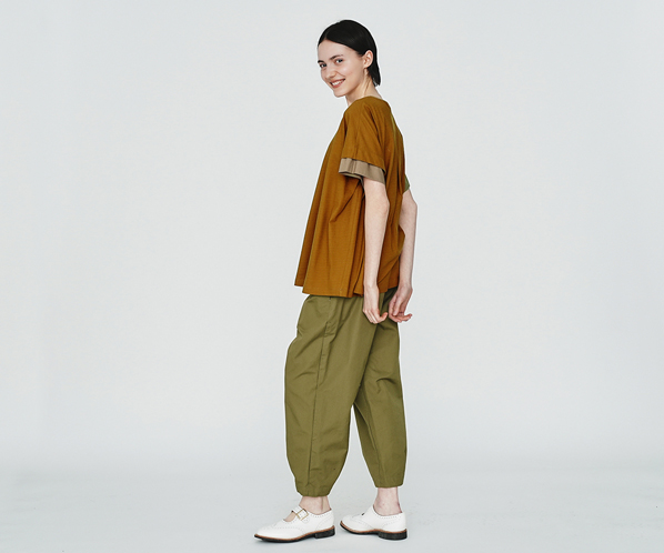 TEXミックスチュニックカットソー 詳細画像 キャメル 25