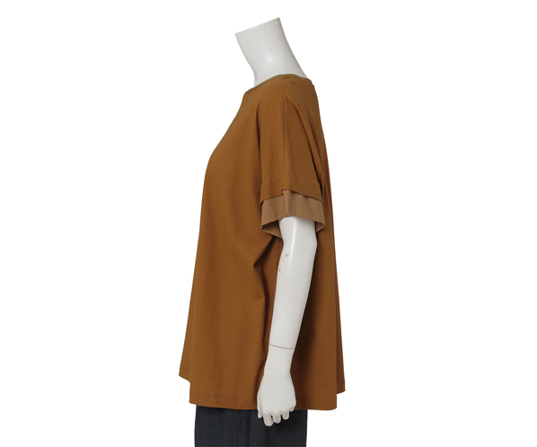 TEXミックスチュニックカットソー 詳細画像 キャメル 3