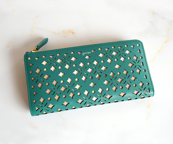 クアドリフォリオ 長財布 詳細画像 エメラルド 20
