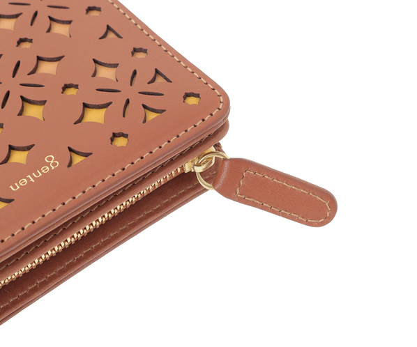 クアドリフォリオ 2つ折り財布 詳細画像 ブラウン 7