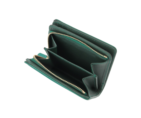 クアドリフォリオ 2つ折り財布 詳細画像 エメラルド 11