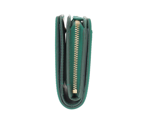 クアドリフォリオ 2つ折り財布 詳細画像 エメラルド 3