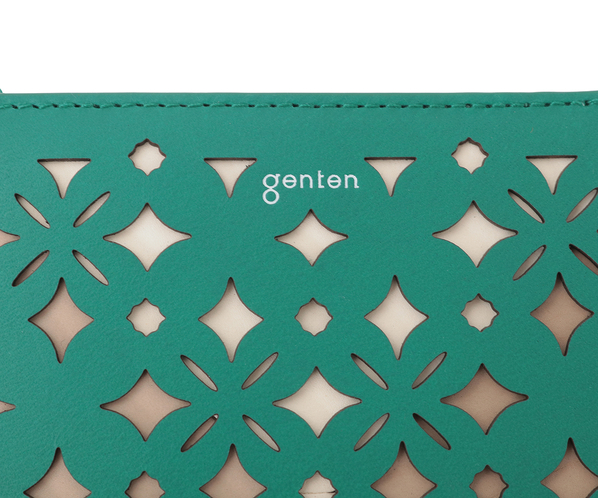 クアドリフォリオ 2つ折り財布 詳細画像 エメラルド 5