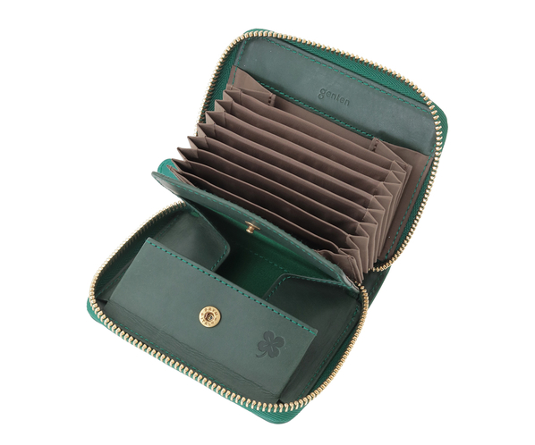 クアドリフォリオ ミニ財布 詳細画像 エメラルド 10