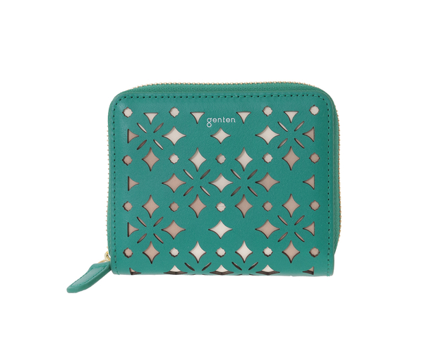 クアドリフォリオ ミニ財布 詳細画像 エメラルド 2