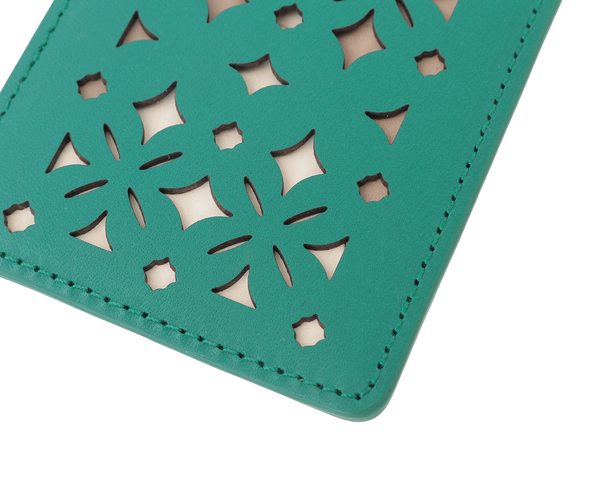 クアドリフォリオ パスケース 詳細画像 エメラルド 6