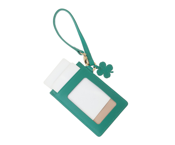 クアドリフォリオ パスケース 詳細画像 エメラルド 9