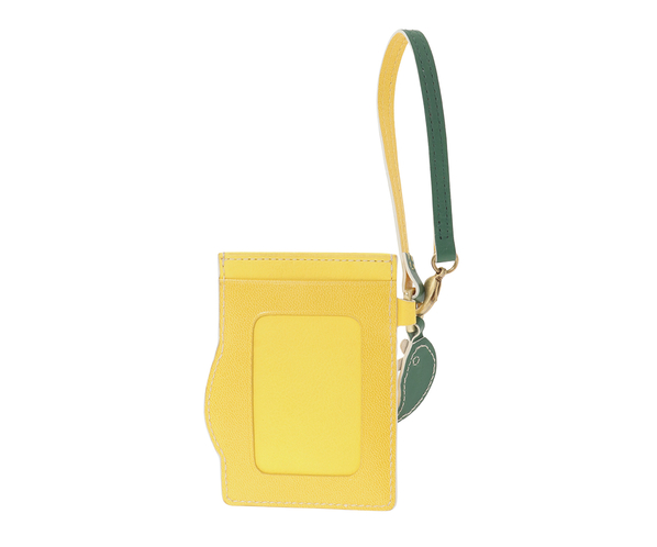フルーツマーケット はみ出しパスケース 詳細画像 キイロ 3