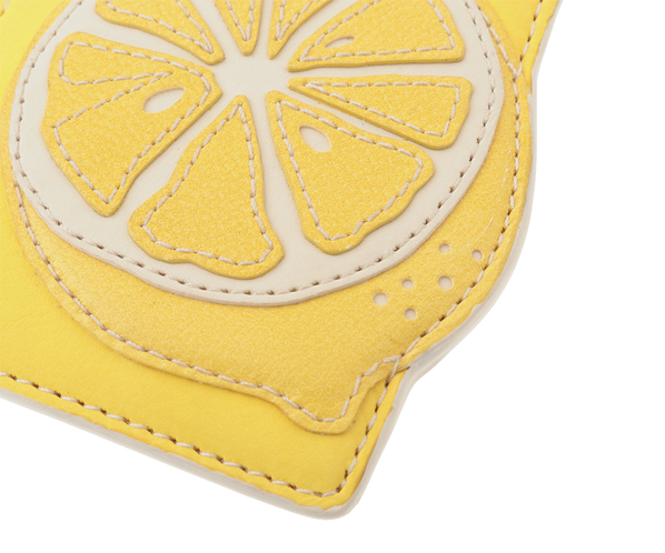 フルーツマーケット はみ出しパスケース 詳細画像 キイロ 6